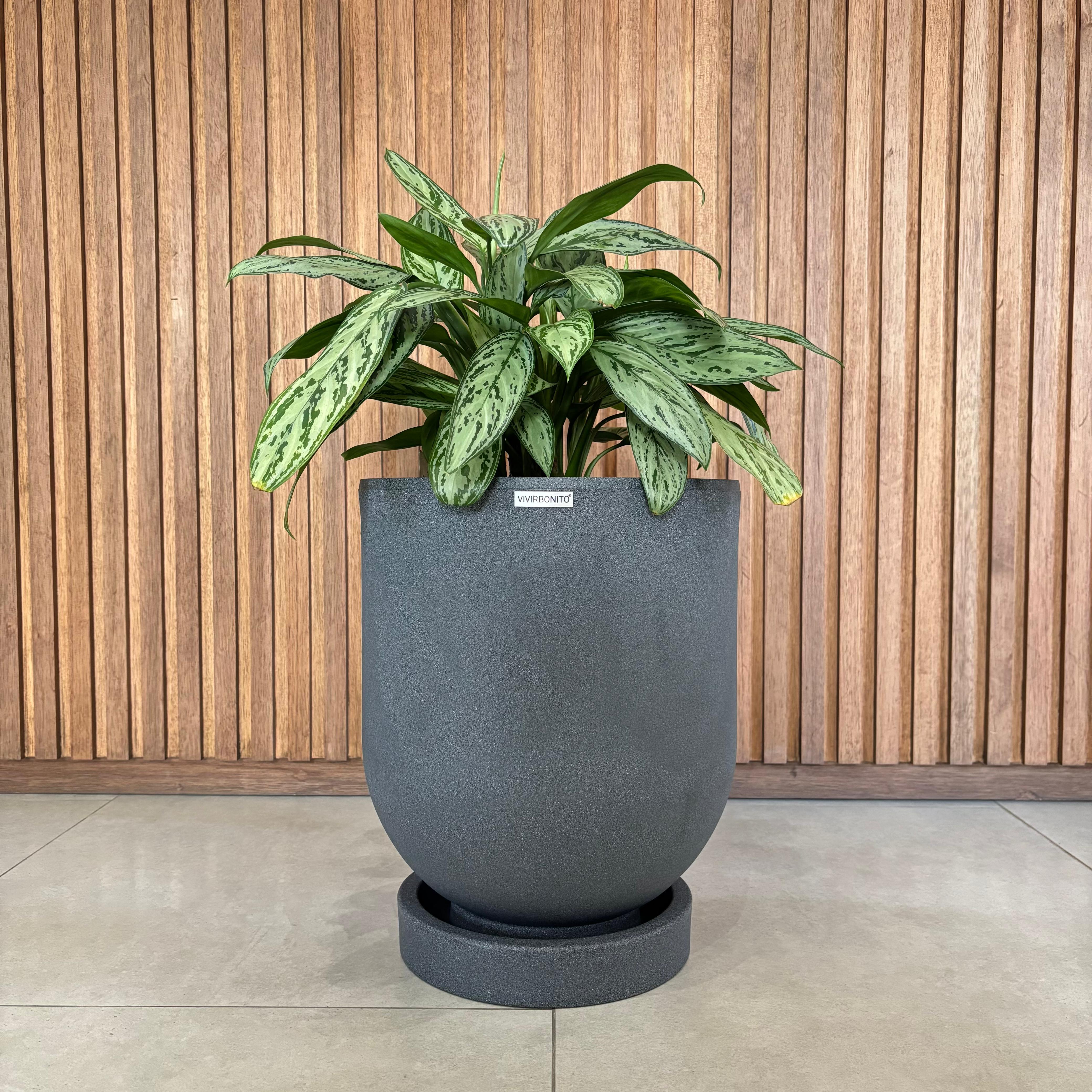 Maceta Cylindro - Granito