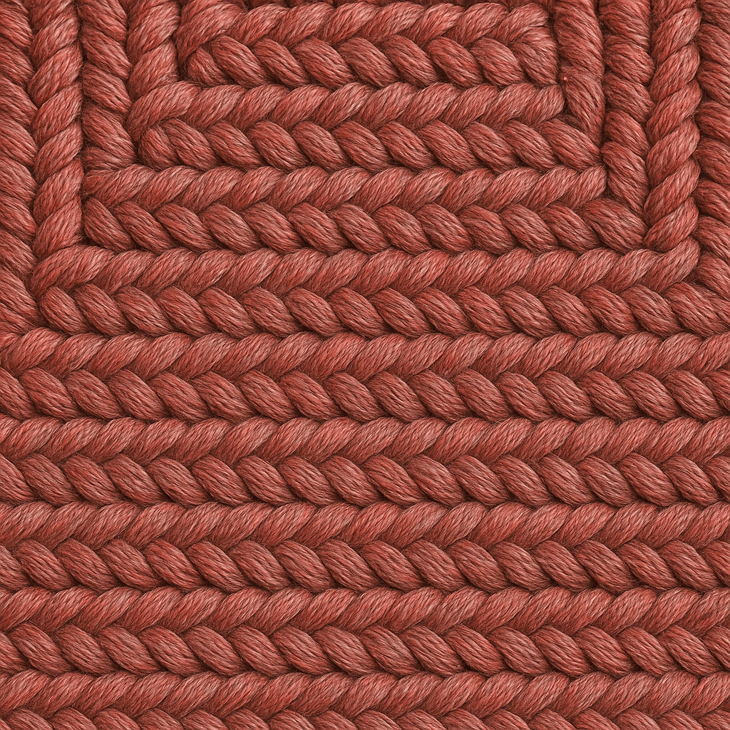 Detalle de alfombra TA Original Ladrillo de fibra sintética resistente al UV