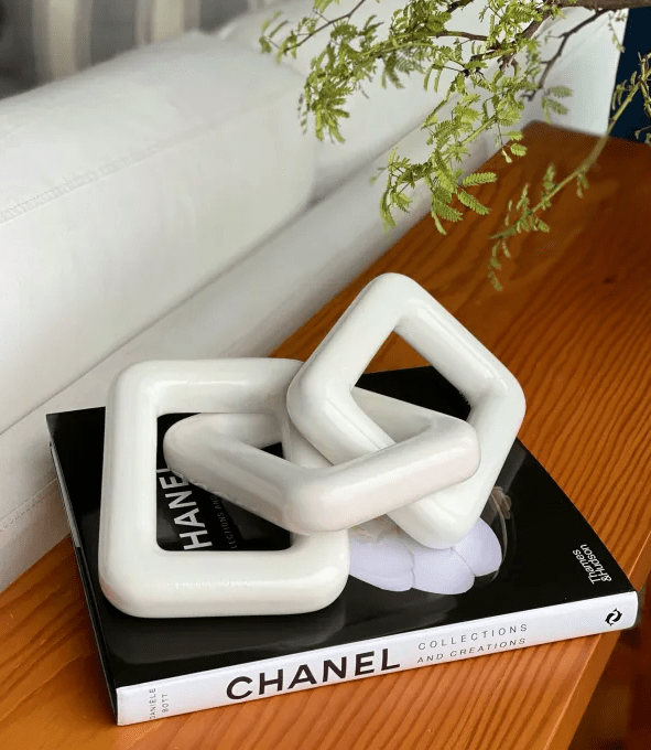 Eslabones Entrelazados - white - NUMI