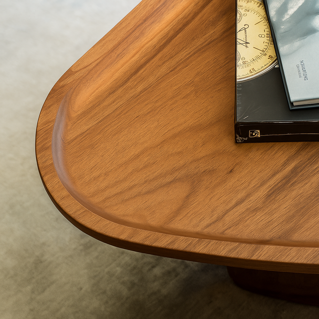 Detalle del diseño y tablero de la Mesa de Centro Becca NUMI