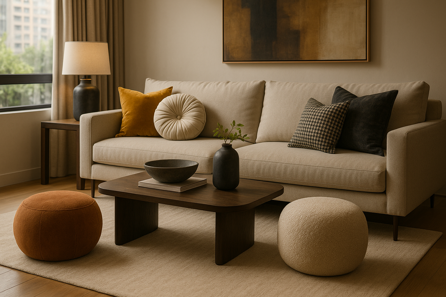 Cómo Usar Cojines y Puffs para Dar Vida a tu Sala en Lima